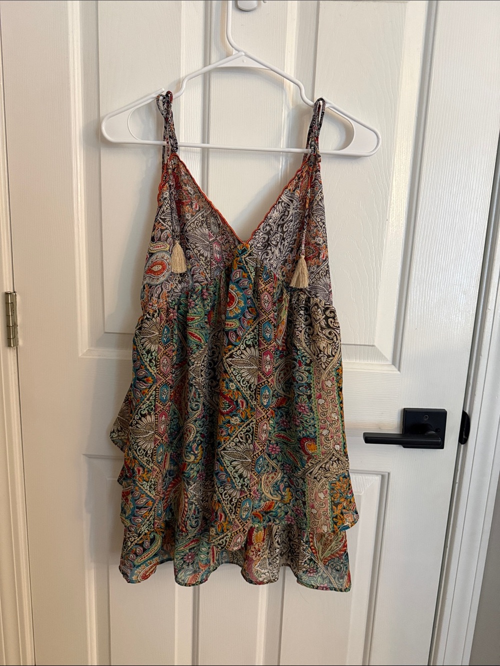 Altar'd State Multicolor Paisley Spaghetti-Strap Camisole